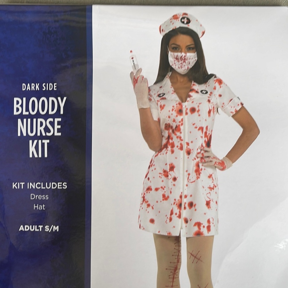 Bloody Nurse Costume Kit! New!